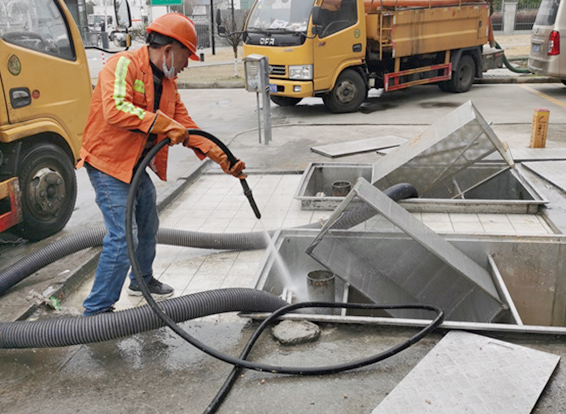 五通桥隔油池清理